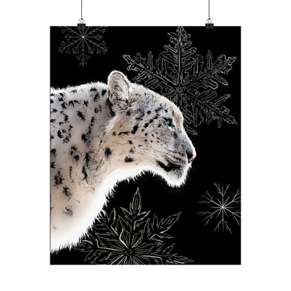 Snow Leopard–Quantum Leap  & Divine Protection Art Print
