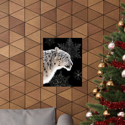 Snow Leopard–Quantum Leap  & Divine Protection Art Print