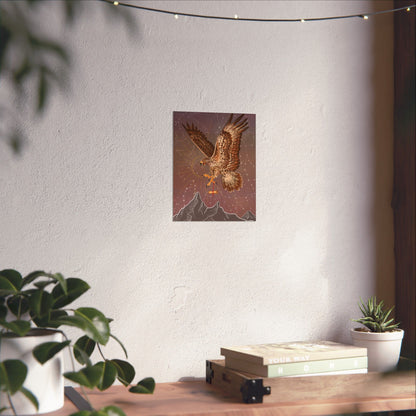 Hawk Spirit Guide—Messenger & Higher Perspective Wall Art