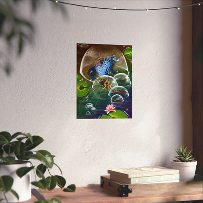 Poison Dart Frog — Clarity + Cleansing Wall Art Print