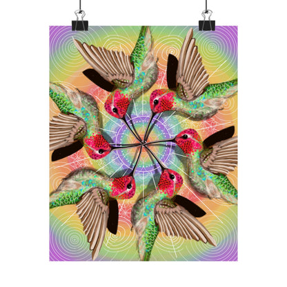 Hummingbird—Joy, Sweetness & Beauty Art Print