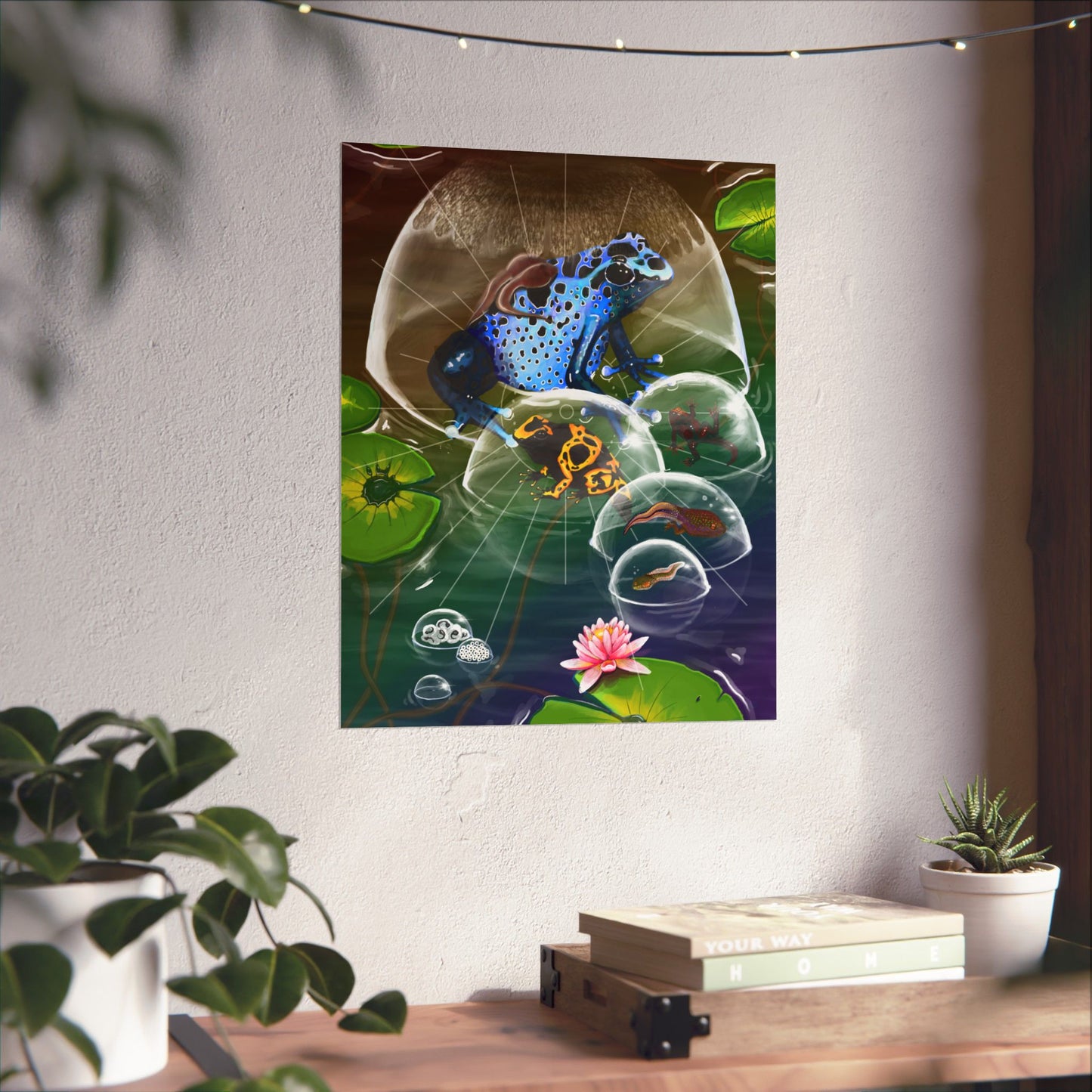 Poison Dart Frog — Clarity + Cleansing Wall Art Print