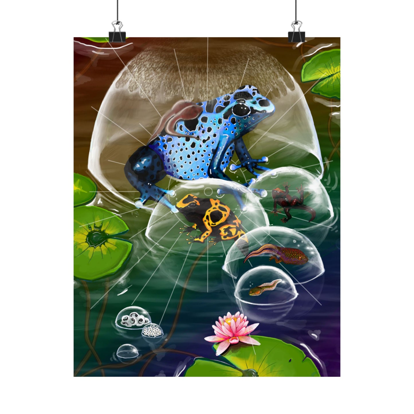Poison Dart Frog — Clarity + Cleansing Wall Art Print