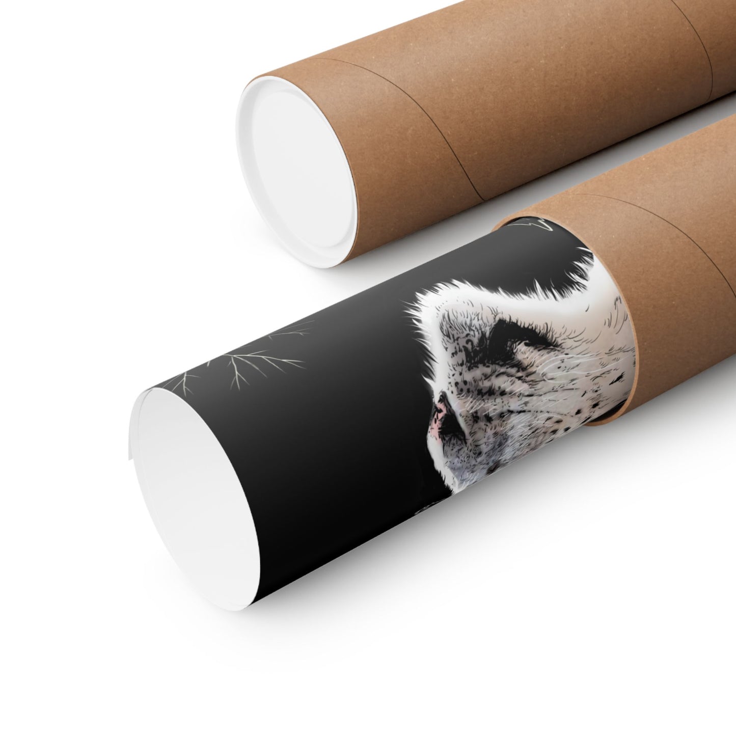 Snow Leopard–Quantum Leap  & Divine Protection Art Print