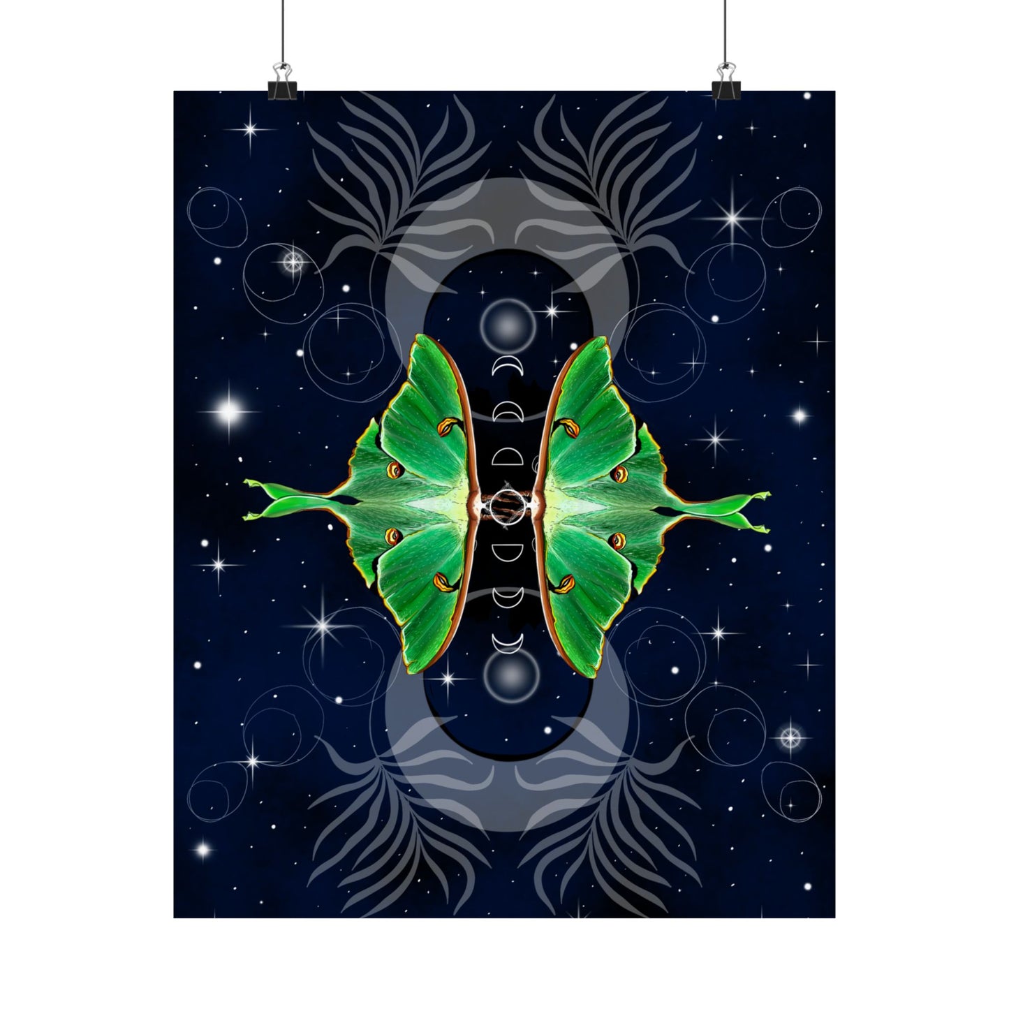 Luna Moth Animal Guide–Transformation & Good Fortune Wall Art