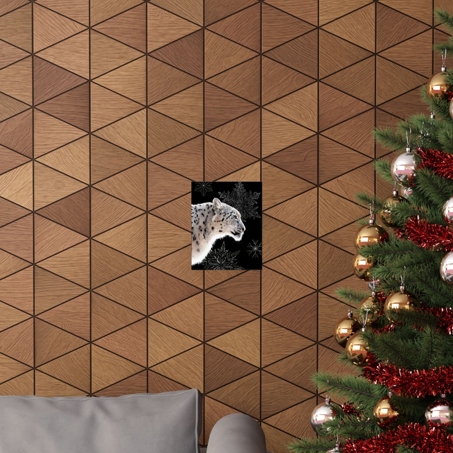 Snow Leopard–Quantum Leap  & Divine Protection Art Print