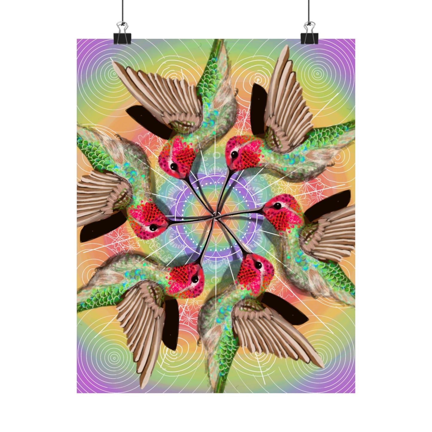 Hummingbird—Joy, Sweetness & Beauty Art Print