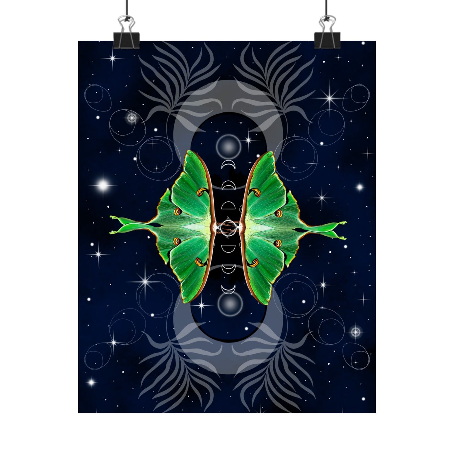 Luna Moth Animal Guide–Transformation & Good Fortune Wall Art