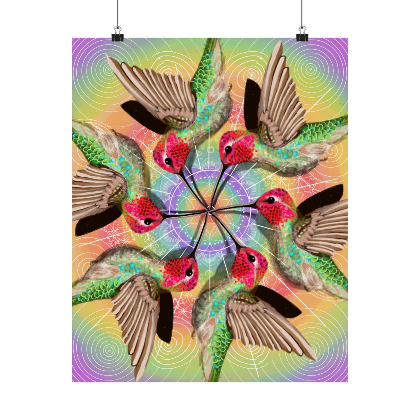 Hummingbird—Joy, Sweetness & Beauty Art Print