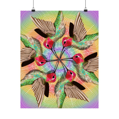 Hummingbird—Joy, Sweetness & Beauty Art Print