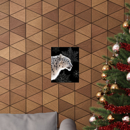 Snow Leopard–Quantum Leap  & Divine Protection Art Print