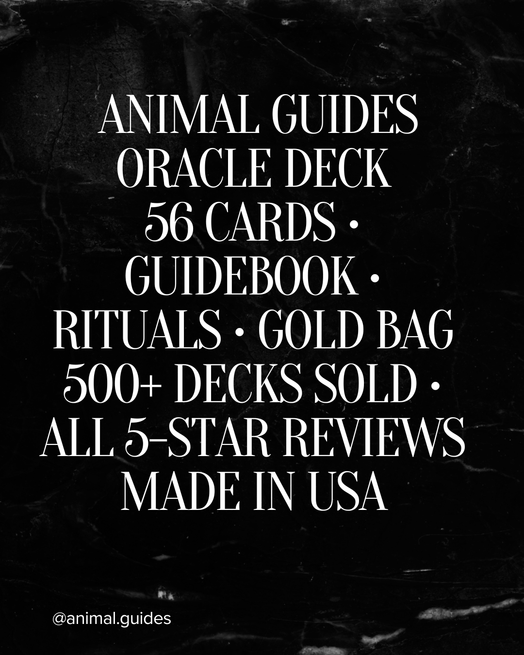 Animal Guides® Oracle Card Deck (56 Cards) + Guidebook